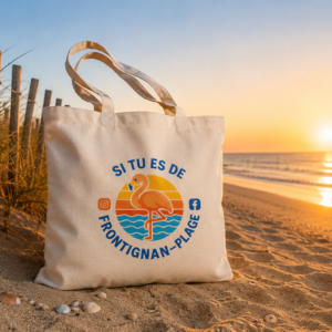 Le Tote Bag Si tu es de Frontignan-Plage