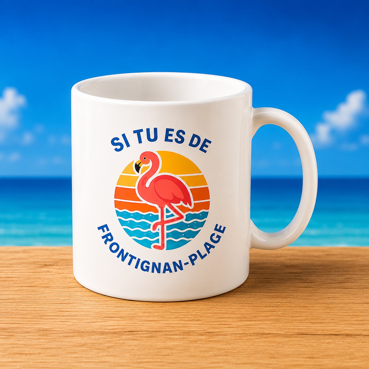 Le Mug Si tu es de Frontignan-Plage
