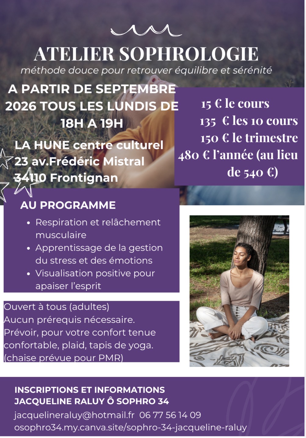 Atelier de sofrologie