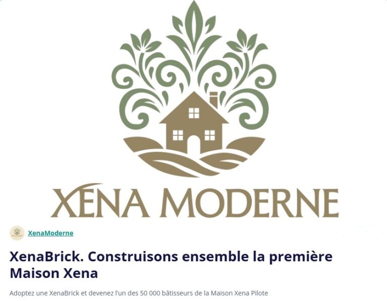 XenaBrick. Construisons ensemble la première Maison Xena